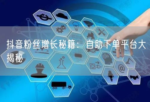 抖音粉丝增长秘籍:自助下单平台大揭秘