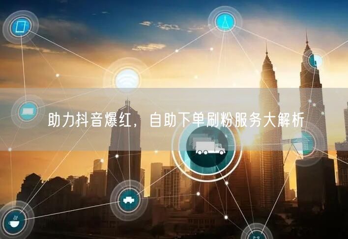 助力抖音爆红,自助下单刷粉服务大解析